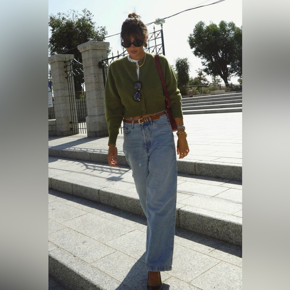 Olive Green Women's Cardigan